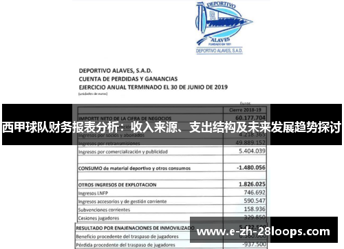 西甲球队财务报表分析：收入来源、支出结构及未来发展趋势探讨
